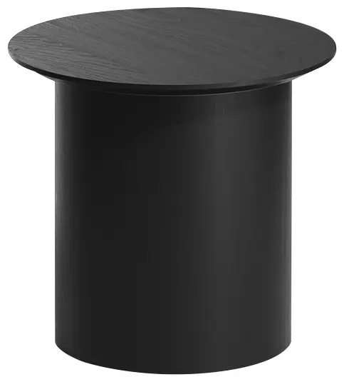 Журнальный столик Ellipse Type, 40х40x37.5 см, черный