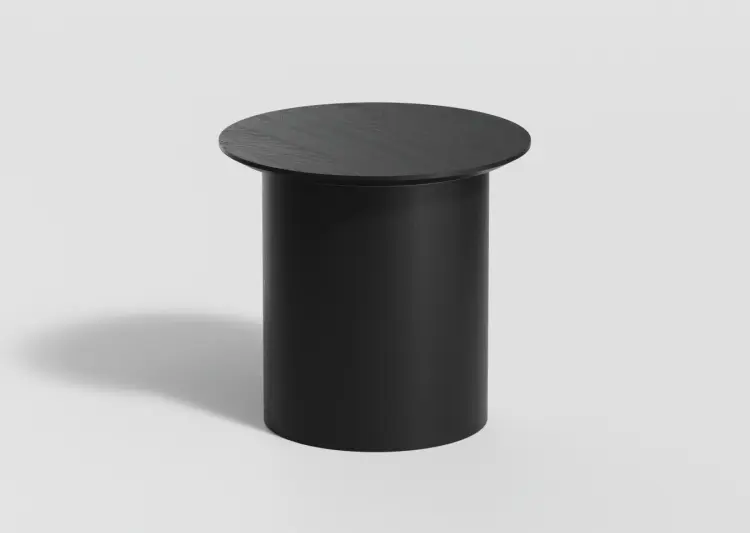 Журнальный столик Ellipse Type, 40х40x37.5 см, черный