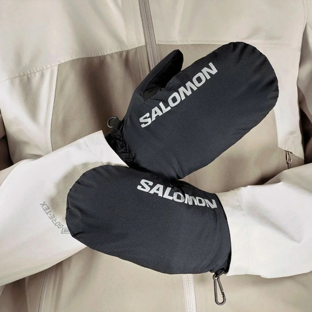 Варежки Salomon размер 7.5 черный купить,29900