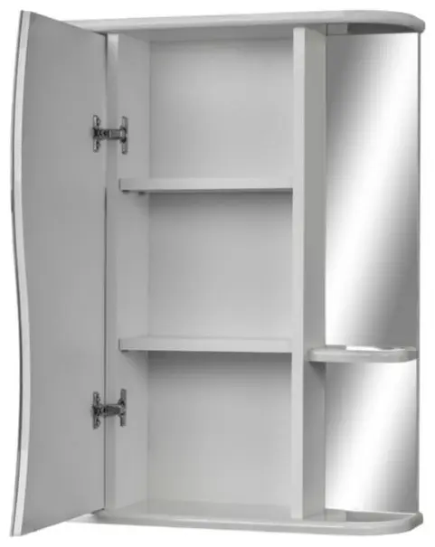 Шкаф зеркальный навесной KABINKA.KZ DA1038HZ, 56.6x15.7x70 см, белый купить,NaN