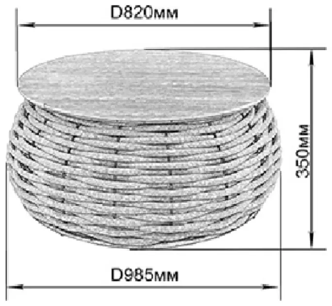 Садовый стол DeckWood 2985 черный 98х98х35 см
