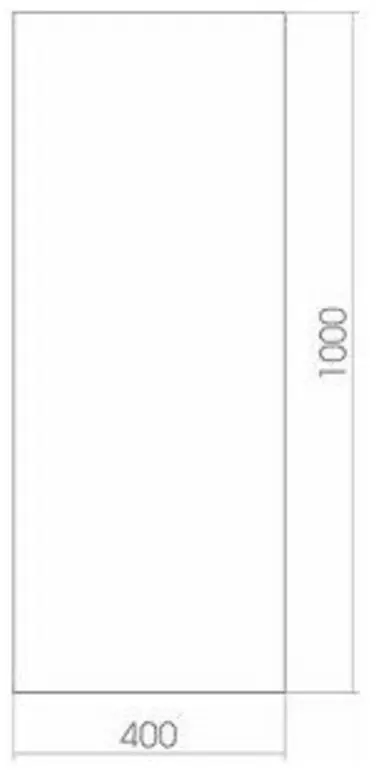 Зеркало настенное Mixline 40x100 см купить,14500