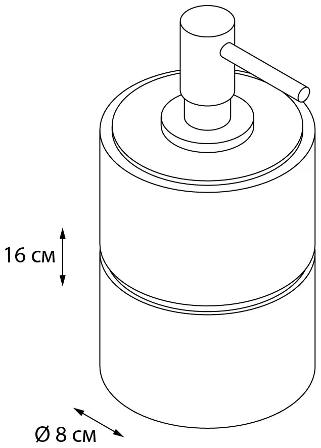 Диспенсер для жидкого мыла FIXSEN FX-240-1