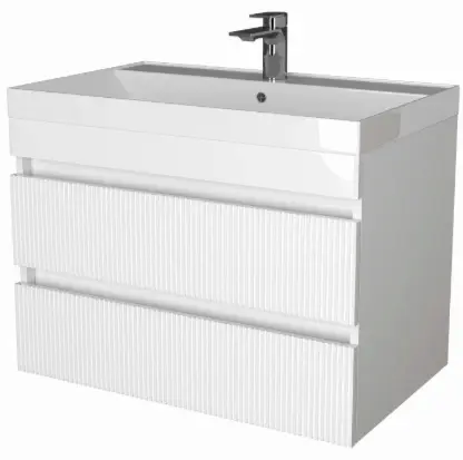 Тумба с раковиной KABINKA.KZ Океан 60, 60x52x40 см, белый