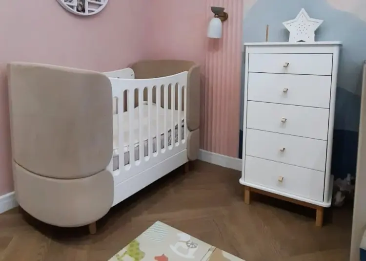 Детский комод Ellipse Classic, 57x50.2x113 см, белый купить,NaN