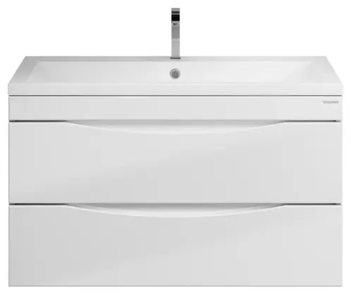 Тумба с раковиной KABINKA.KZ Андрея 90, 88.8x51x47.2 см, белый - ForteMarket Тумба с раковиной KABINKA.KZ Андрея 90, 88.8x51x47.2 см, белый купить,NaN