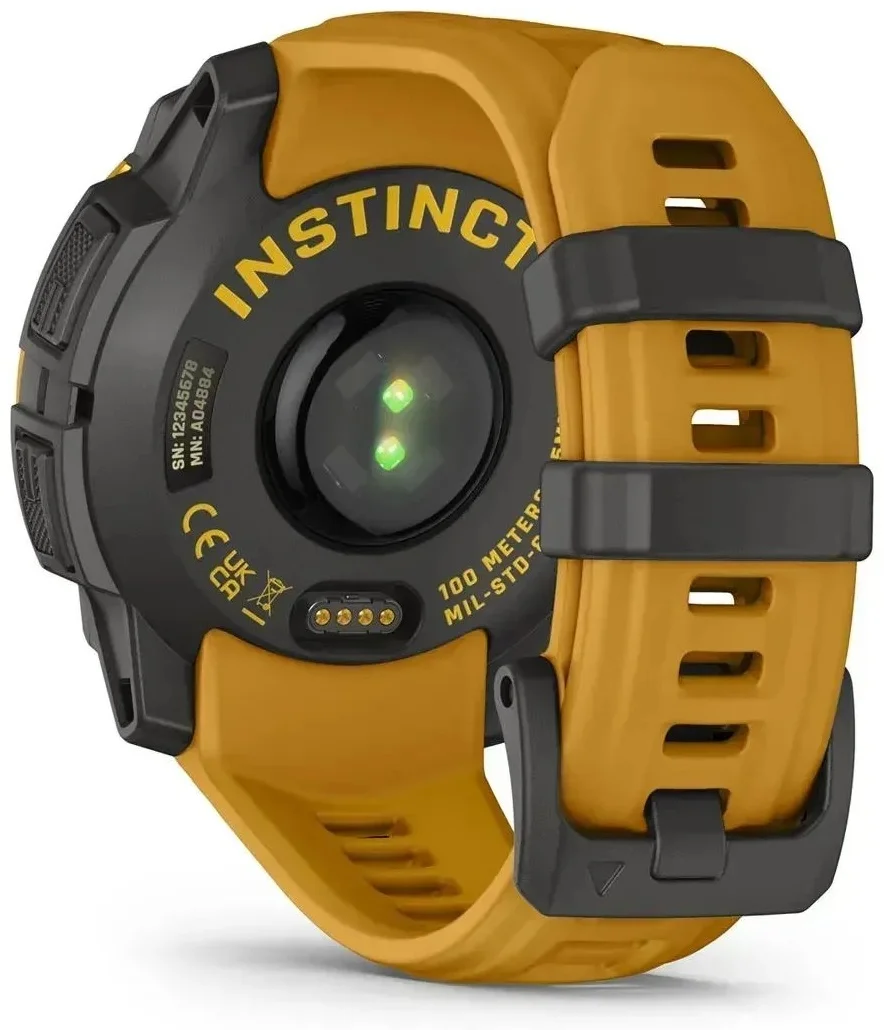 Смарт-часы Garmin Instinct 3 Solar 50 мм Sunburst/Gray