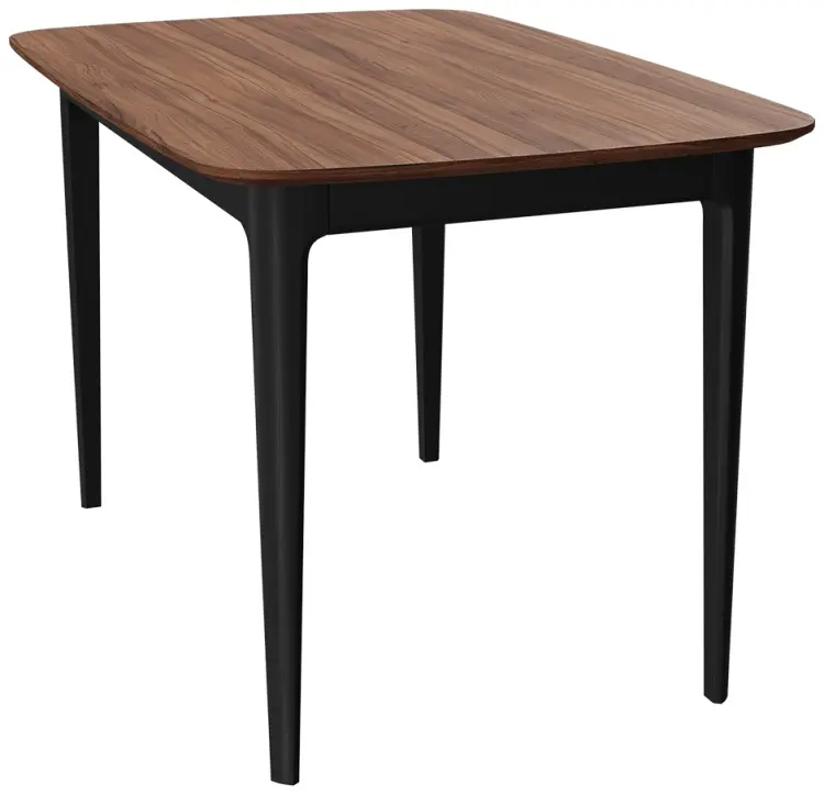 Обеденный стол Ellipse Tammi, 120х80x75 см, МДФ, дерево, коричневый, темно-коричневый