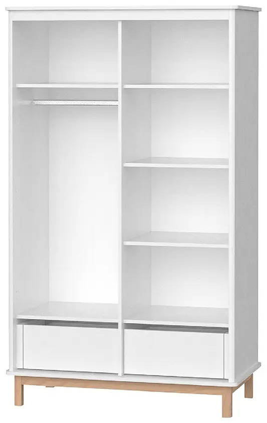 Детский распашной шкаф Ellipse Classic 113.6х59.2х191 см купить,NaN