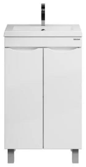 Тумба с раковиной KABINKA.KZ Андрея 50, 48.9x81.1x34.4 см, белый купить,NaN