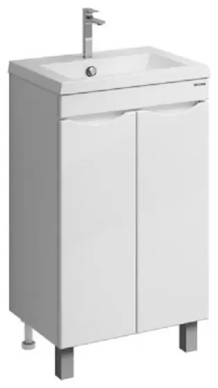 Тумба с раковиной KABINKA.KZ Андрея 50, 48.9x81.1x34.4 см, белый купить,NaN