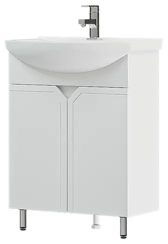 Тумба с раковиной Corozo "Сириус" 65 Cetus, 65x85x44.5 см, белый купить,NaN