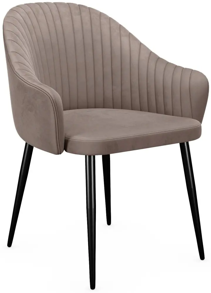 Стул DikLine 440, 86x67x62 см, коричневый 1 шт.