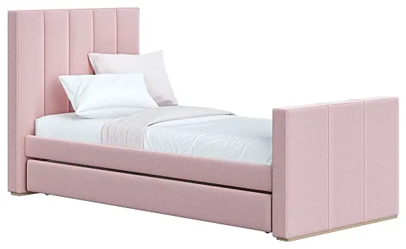Кровать подростковая Ellipse Cosy, 90x200 см, розовый