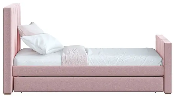 Кровать подростковая Ellipse Cosy, 90x200 см, розовый