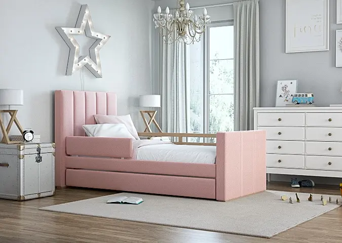 Кровать подростковая Ellipse Cosy, 90x200 см, розовый