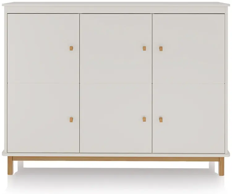 Детский комод Ellipse Classic, 167x47x126 см, бежевый