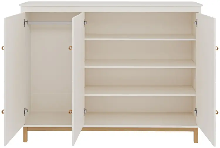 Детский комод Ellipse Classic, 167x47x126 см, бежевый