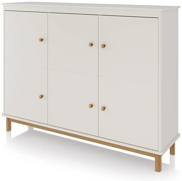 Детский комод Ellipse Classic, 167x47x126 см, бежевый