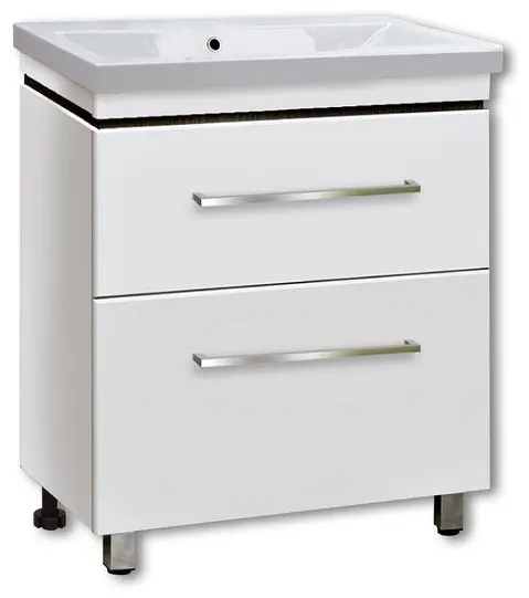 Тумба с раковиной KABINKA.KZ Линия COMO 80, 80x82x40 см, белый купить,NaN