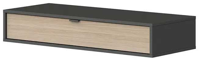 ТВ-тумба навесная Ellipse Fjord, 102x18x41 см, темно-серый
