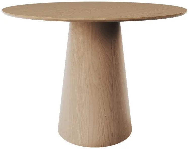 Обеденный стол Ellipse Lagom, 120х120x75 см, МДФ, дерево, коричневый