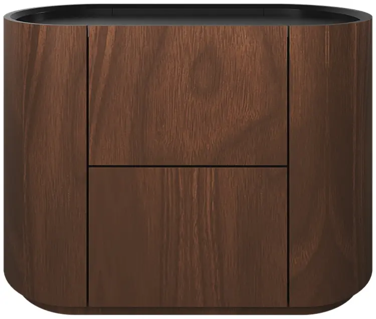 Тумба Ellipse Lagom, 60x42.2x41 см, черный, коричневый