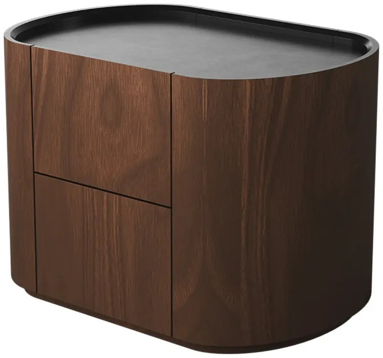 Тумба Ellipse Lagom, 60x42.2x41 см, черный, коричневый