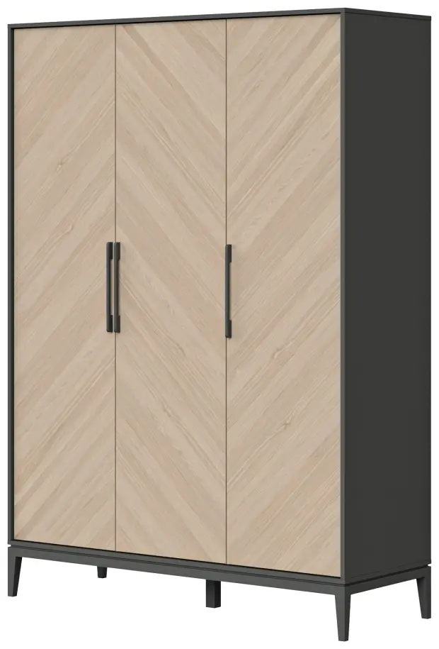 Детский распашной шкаф Ellipse Fjord 148.2х55х210 см купить,NaN