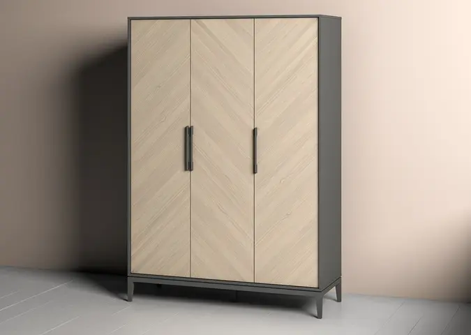 Детский распашной шкаф Ellipse Fjord 148.2х55х210 см купить,NaN