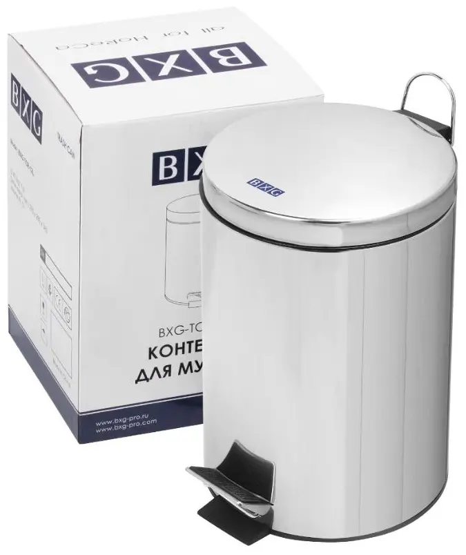 Мусорное ведро BXG с крышкой BXG-TCR-12 12 л