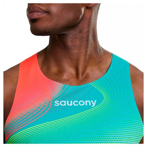 Майка Saucony бирюзовый купить,29900