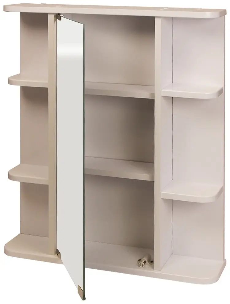 Шкаф зеркальный навесной KABINKA.KZ А-60, 60x13x70 см, белый купить,24000