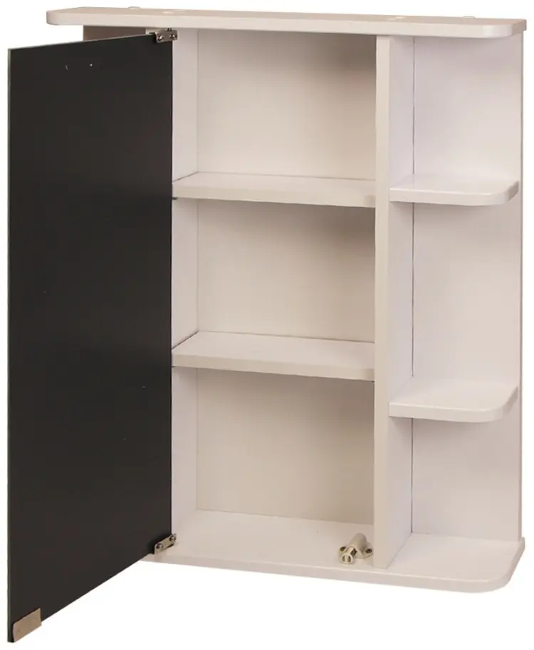 Шкаф зеркальный навесной KABINKA.KZ А-60, 60x13x70 см, белый купить,24000