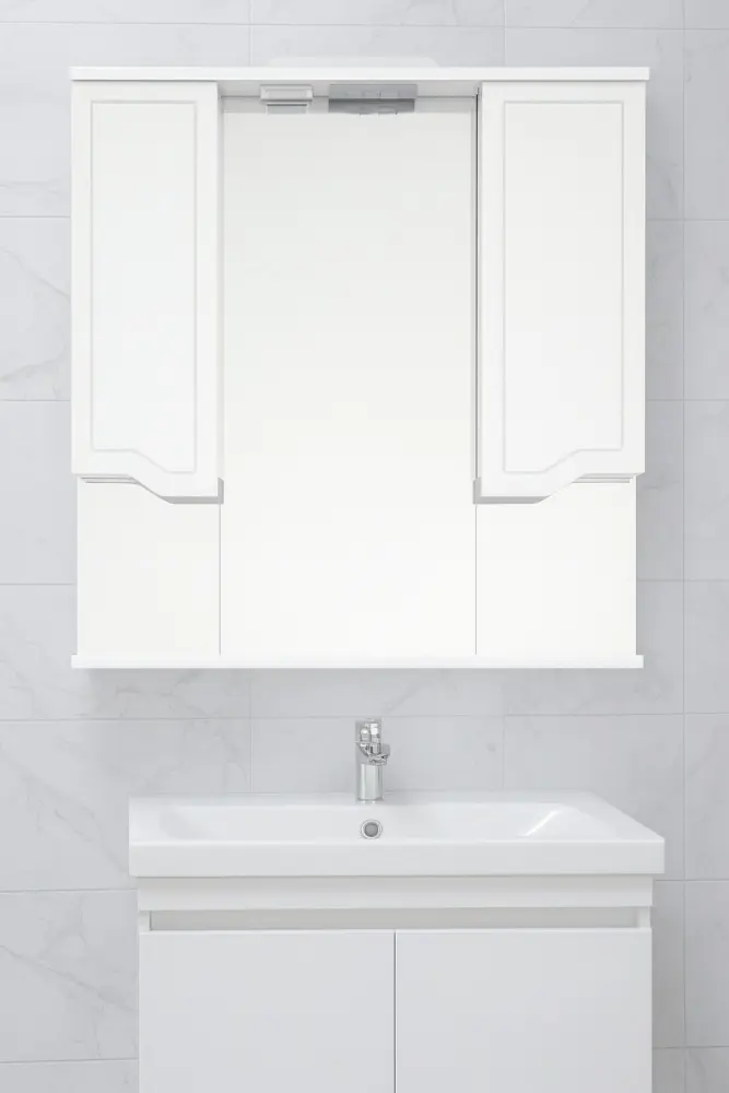 Шкаф навесной KABINKA.KZ Мирра Cetus, 75x17x81.6 см, белый купить,NaN