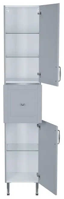 Шкаф напольный IDDIS OXF36L0i97, 36x30.2x190 см, светло серый купить,NaN