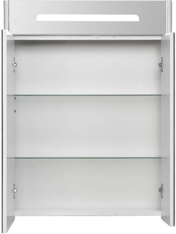 Шкаф зеркальный навесной KABINKA.KZ СИЛЬВА 60, 60x14x78 см, серый, коричневый купить,NaN