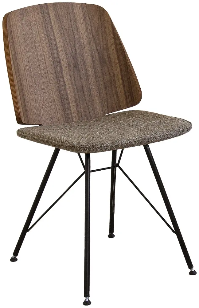 Стул Ellipse E9.6, 55x46x50 см, коричневый 1 шт.