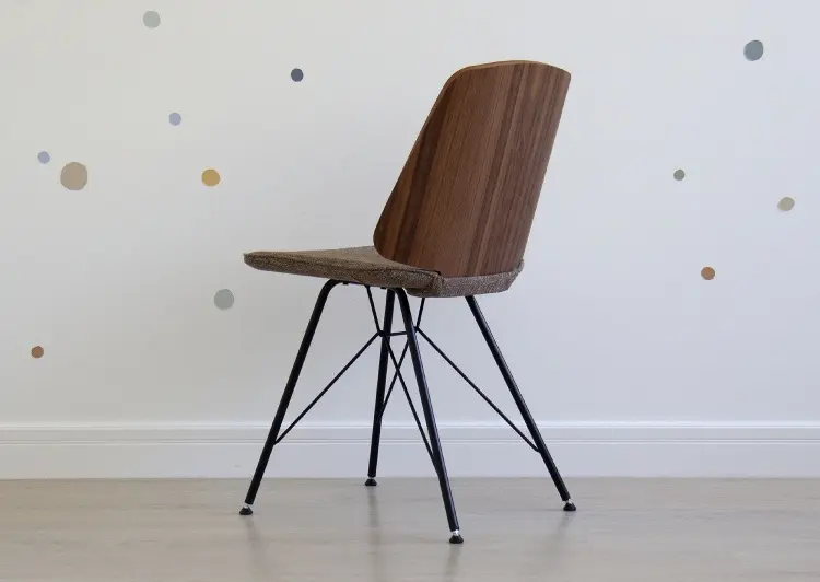 Стул Ellipse E9.6, 55x46x50 см, коричневый 1 шт.