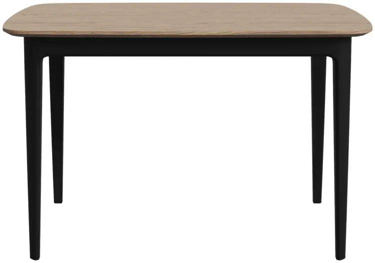 Обеденный стол Ellipse Tammi, 120х80x75 см, ЛДСП, МДФ, черный, коричневый