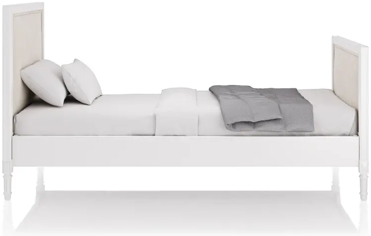 Кровать подростковая Ellipse Elit, 90x200 см, белый, бежевый