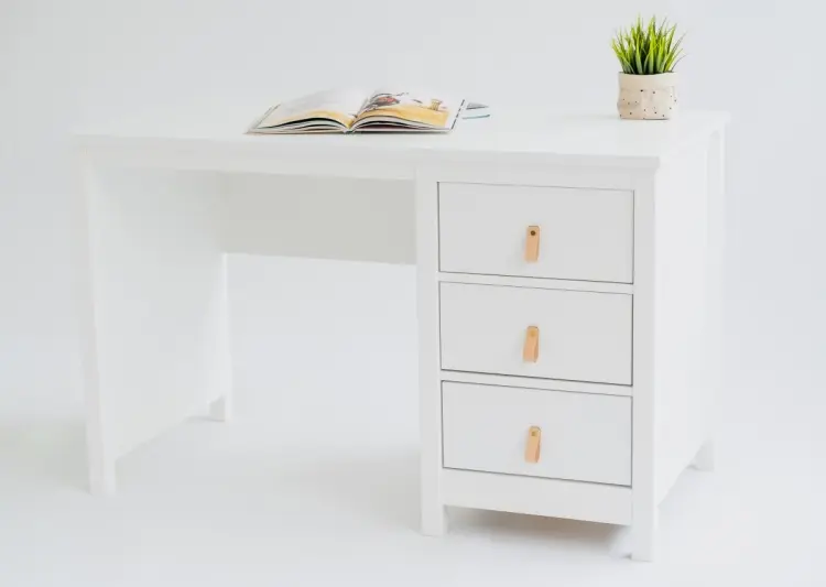 Стол письменный Ellipse Wood, 120х60x75 см, белый