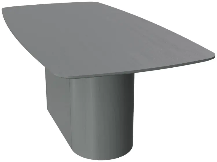 Обеденный стол Ellipse Type, 200х95x75 см, МДФ, серый
