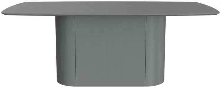 Обеденный стол Ellipse Type, 200х95x75 см, МДФ, серый