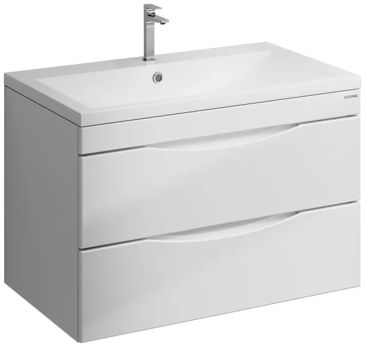 Тумба с раковиной KABINKA.KZ ВИСТА-80, 79x51x47.2 см, белый купить,NaN