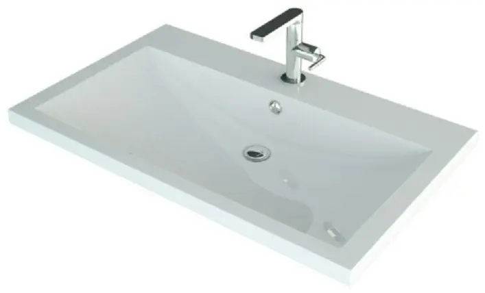 Тумба с раковиной KABINKA.KZ Андрея 80, 79x81.1x47.2 см, белый купить,NaN