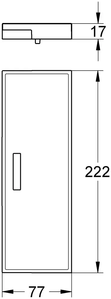 Grohe Eurocube 18541000 белый