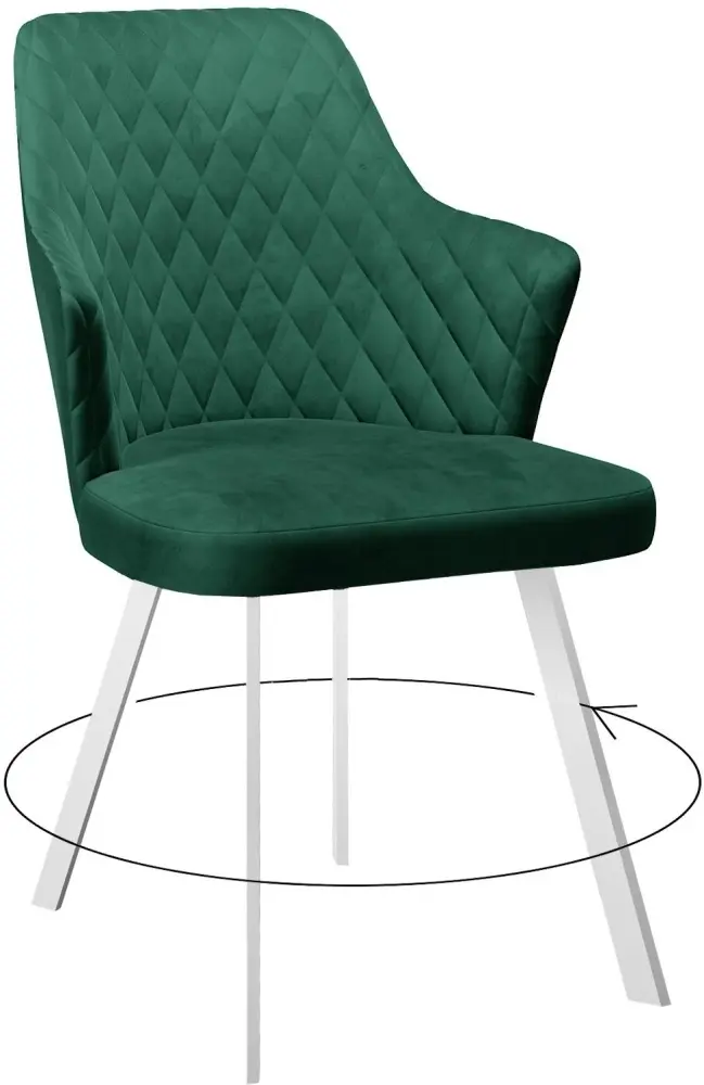 Стул ДИК DikLine 245, 85x50x63 см, зеленый 1 шт. купить,NaN