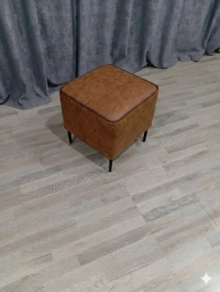 Пуф K0000341941, 42x42x45 см, коричневый