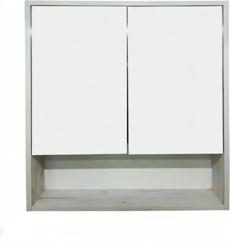 Шкаф зеркальный навесной KABINKA.KZ Дуб Крафт, 60x15x70 см, мультиколор